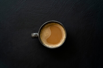 fresh hot coffee cup