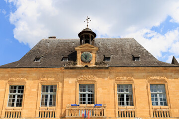 City hall of Saint-Sacerdosin Sarlat-la-Caneda, Dordogne, Perigord rgeion in France