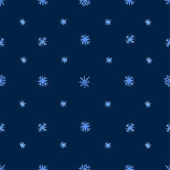 Pattern with snowflakes