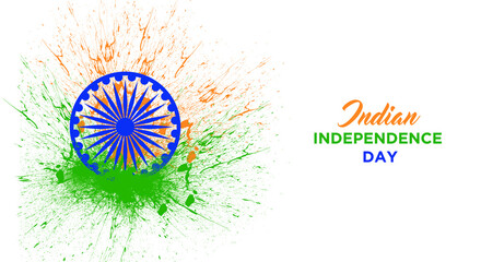 India Independence Day. 15 th of august - obrazy, fototapety, plakaty