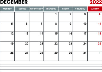 calendar event planner template. desk calendar vector design template