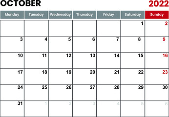 calendar event planner template. desk calendar vector design template