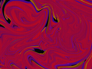 Colorful abstract background. Dynamic waves, swirl. Red and violet. 
