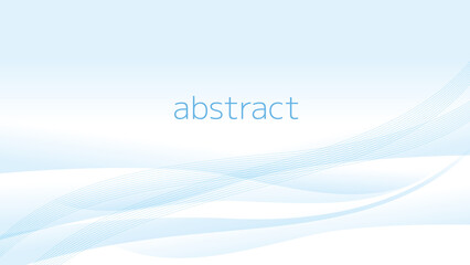 流れを感じる青いアブストラクト