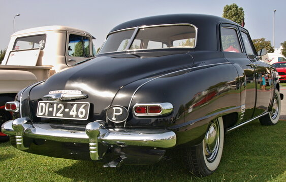 Rear of a classic Studebaker car 