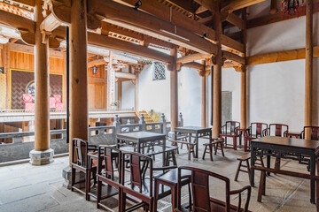 Chinese traditional ancient town architecture scenery