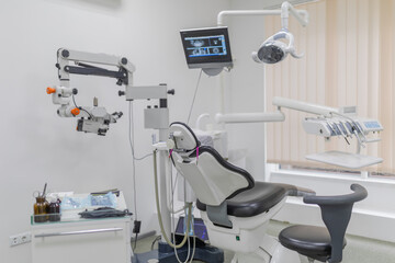 Fototapeta na wymiar Dental office for procedures and operations