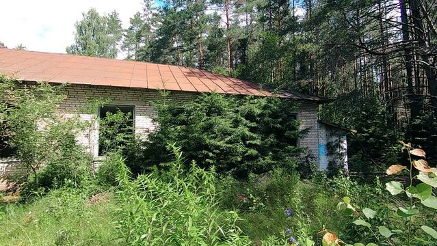 Abandoned prison barrack somewhere in Siberia, Russia, Gulag camps