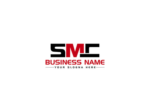 Premium SMC Logo Letter, Creative SM s m c  Logo Icon Vector With Colorful Three Letter Image Design For All Kind Of Use