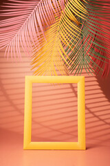 Summer background pink design. - Summer concept