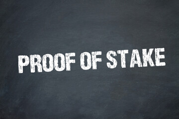 Obraz premium Proof of Stake
