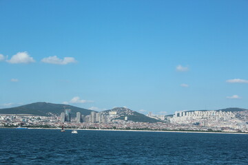 Fototapeta premium Various landscapes and city views from the Prince Islands of Istanbul