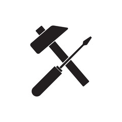 Hammer and Screwdriver Icon