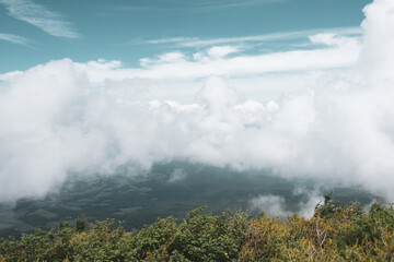 幻想的な山の風景