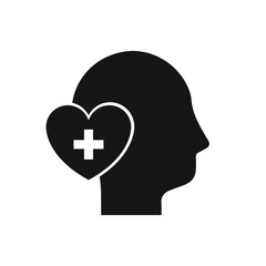 Mental health, human head, psychological help, psychiatry concept, therapy course, cognitive development