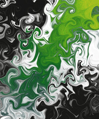 abstract liquid art