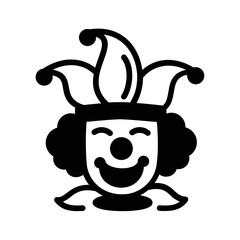 Black solid icon for Fun