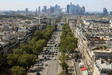 Paris - Avenue de la Grande Armée - Grande Arche de La Défense