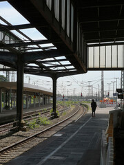 View from a platform at Duisburg main station