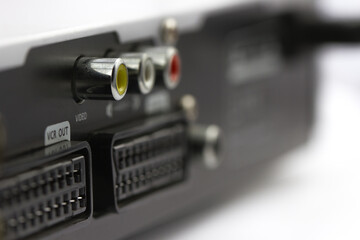 Computer connector for connection close-up.