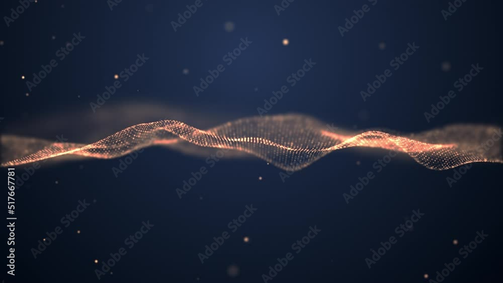 Poster abstract golden wave black technology background. background 3d grid. cyber technology tech network 