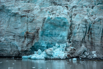 Esmarkglacier icefall, Svalbard island Norway