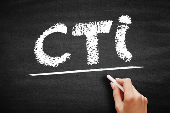 CTI - Computer Telephony Integration is a common name for any technology that allows interactions on a telephone and a computer to be coordinated, acronym concept on blackboard