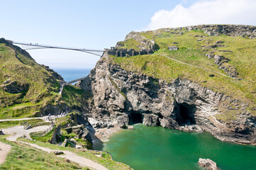 South West Coast Path near Tintagel, Cornwall, England