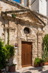 Fototapeta na wymiar Scenic sight in Monopoli, Bari Province, Puglia (Apulia), southern Italy.