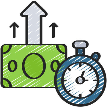 Profit Over Time Icon