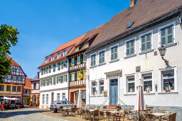 Markt, Ladenburg, Baden Württemberg, Deutschland 