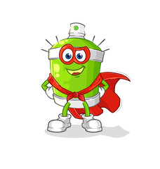 spray paint heroes vector. cartoon character