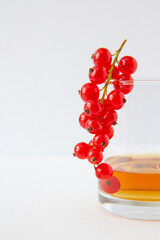 currants in glass