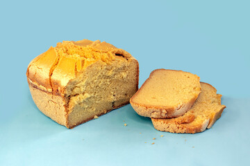 Dry bread. Food crisis .Top view