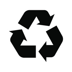 Recycle icon. recycling sign. vector illustration