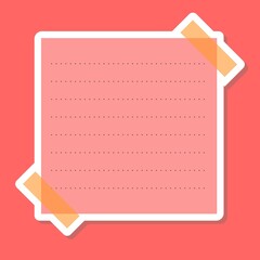  note paper blank sign tag label