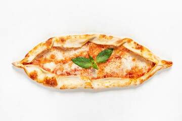 Traditional arabic pizza lahmacun pide