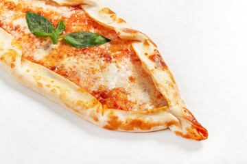 Traditional arabic pizza lahmacun pide