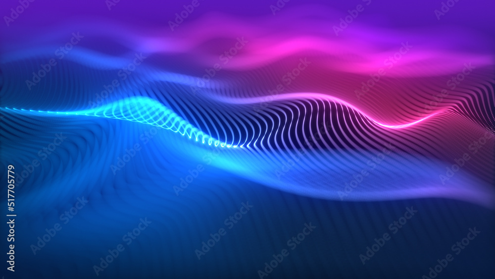 Poster abstract white blue technology background. background 3d grid. cyber technology tech network futuris