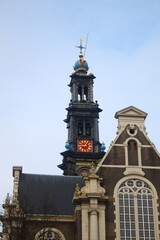 Fototapeta na wymiar Iglesia de Amsterdam 