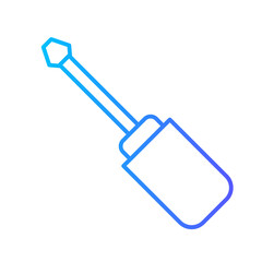 screwdriver gradient icon