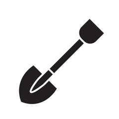 shovel glyph icon
