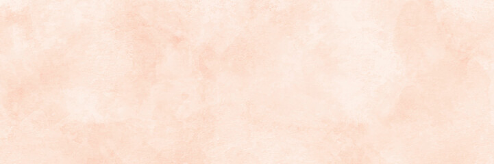 Pink watercolor Valentines day background with stains. Light red watercolour texture. Soft pastel color. Hand drawn abstract aquarelle fill.