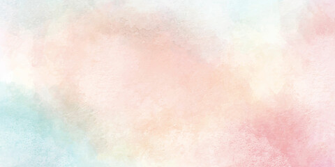 Colorful soft watercolor paint background