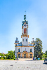 Kirche, Hockenheim, Baden Württemberg, Deutschland 
