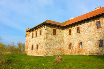Fototapeta na wymiar Castle of Princes Ostrozkikh in Starokostyantyniv, Ukraine