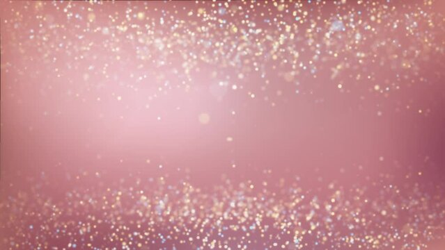 wedding particles rose gold background video