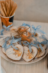 cookies in the form of a heart