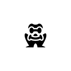 Mr.frog logo design. The male frog is wearing glasses and looks dashing. Modern and minimalist character logo