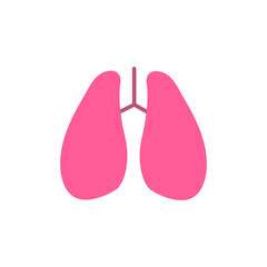 lungs vector for website symbol icon presentation